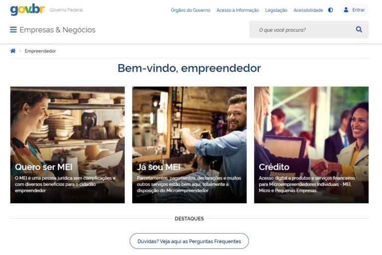 Ministério da Economia: risco em dar a senha MEI para sites privados